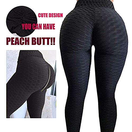 NNDUO Leggings de compresión anticelulíticos, pantalones de yoga Capris de cintura alta para mujer Celulitis opresor Malla quemador de grasa Diseño de mallas para correr (negro, S) NNDUO Leggings de compresión anticelulíticos, pantalones de yoga Capris de cintura alta para mujer Celulitis opresor Malla quemador de grasa Diseño de mallas para correr (negro, S)