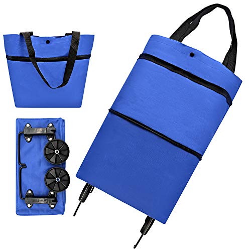 No Branded Bolsa de Compras Plegable con Ruedas Bolsa Trolley de Compra Gran Capacidad No Branded Bolsa de Compras Plegable con Ruedas Bolsa Trolley de Compra Gran Capacidad