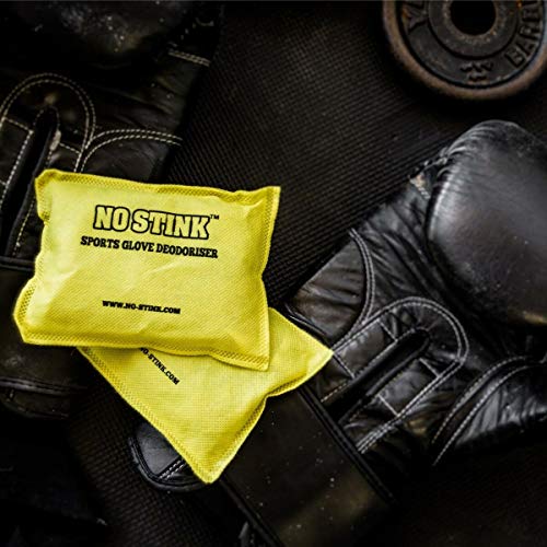 No Stink - Desodorante para Guantes Deportivos, Talla única, Color Amarillo