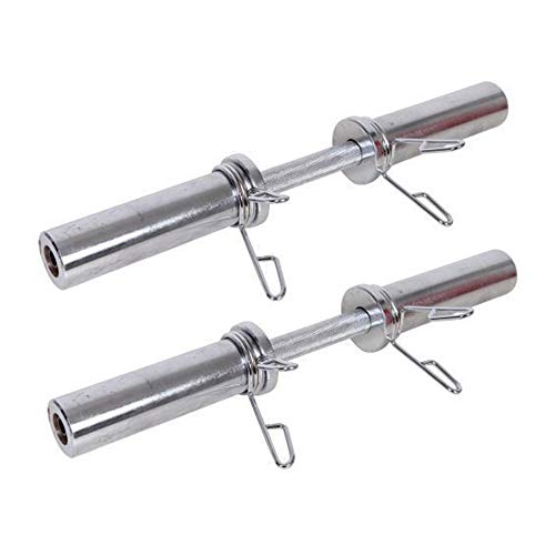 NOBLJX Juego de Barra olímpica con Mancuernas de 2"con Collares de muelles, Entrenamiento de Levantamiento de Pesas de 20" de Largo/Libre - Disponible como Pareja o Individual NOBLJX Juego de Barra olímpica con Mancuernas de 2"con Collares de muelles, Entrenamiento de Levantamiento de Pesas de 20" de Largo/Libre - Disponible como Pareja o Individual