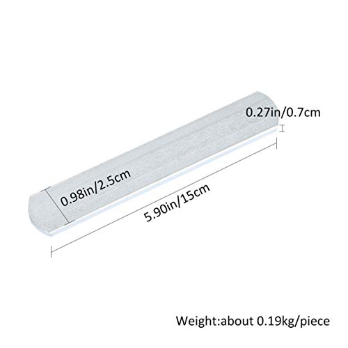 non-branded Placas de Acero de 6 Piezas para Chaleco con Peso Entrenamiento de Fuerza Placa de Peso para Hombres Mujeres Entrenamiento Ejercicio Gimnasio (Plateado) non-branded Placas de Acero de 6 Piezas para Chaleco con Peso Entrenamiento de Fuerza Placa de Peso para Hombres Mujeres Entrenamiento Ejercicio Gimnasio (Plateado)