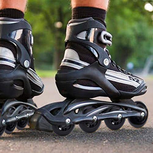 NONMON Ruedas de Patines en Línea,4 Piezas 80mm 85A Inline Skates Ruedas de Repuesto Wheels Hombre y Mujer,para Patinaje Recreativo en Interiores y Exteriores,Negro NONMON Ruedas de Patines en Línea,4 Piezas 80mm 85A Inline Skates Ruedas de Repuesto Wheels Hombre y Mujer,para Patinaje Recreativo en Interiores y Exteriores,Negro