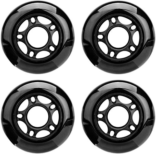 NONMON Ruedas de Patines en Línea,4 Piezas 80mm 85A Inline Skates Ruedas de Repuesto Wheels Hombre y Mujer,para Patinaje Recreativo en Interiores y Exteriores,Negro NONMON Ruedas de Patines en Línea,4 Piezas 80mm 85A Inline Skates Ruedas de Repuesto Wheels Hombre y Mujer,para Patinaje Recreativo en Interiores y Exteriores,Negro
