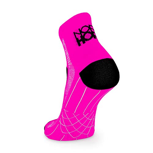 Nordhorn Quarter Pro - Calcetines deportivos para hombre y mujer, transpirables para correr, correr, fitness, ciclismo y crossfit, Primavera-verano 20., Hombre, color Rosa., tamaño 43/45 ES