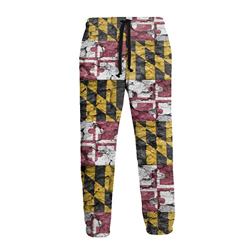 not applicable Pantalones Deportivos de Madera Vintage con Bandera de Maryland para Hombres Pantalones de chándal Suaves y cómodos Pantalones Jogger para Hombres not applicable Pantalones Deportivos de Madera Vintage con Bandera de Maryland para Hombres Pantalones de chándal Suaves y cómodos Pantalones Jogger para Hombres