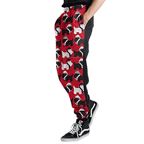 not applicable Pantalones Deportivos para Hombres Pantalones de chándal Suaves y cómodos Pantalones Jogger para Hombres - Scottie Dogs Red Printed not applicable Pantalones Deportivos para Hombres Pantalones de chándal Suaves y cómodos Pantalones Jogger para Hombres - Scottie Dogs Red Printed
