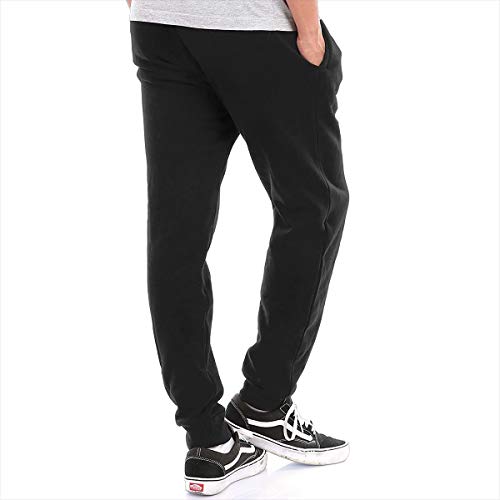 Not Applicable Reuse Truck Pantalones de chándal para Hombre con Cintura elástica y puños Negro Negro (3XL