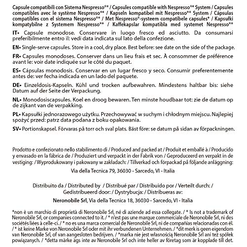 Note D'Espresso Cápsulas de Bebida Instantánea de Avellana - 40 Unidades de 7 g, Total: 280 g Note D'Espresso Cápsulas de Bebida Instantánea de Avellana - 40 Unidades de 7 g, Total: 280 g