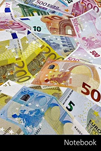 Notebook: Dinero, Billete De Banco, Euro, Moneda Cuaderno / Diario / Libro de escritura / Notas - 6 x 9 pulgadas (15.24 x 22.86 cm), 150 páginas, superficie brillante. Notebook: Dinero, Billete De Banco, Euro, Moneda Cuaderno / Diario / Libro de escritura / Notas - 6 x 9 pulgadas (15.24 x 22.86 cm), 150 páginas, superficie brillante.