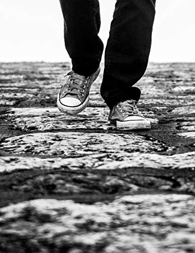 Notebook: Walking Walk Stepping Shoes Foot Feet Hiking Hike Travel