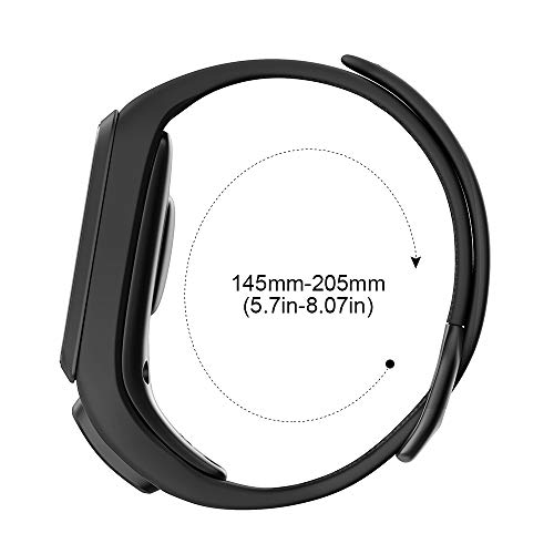 NotoCity Correa para Tomtom Runner 2/Runner 3/Spark/Spark 3/Adventurer/Golfer 2, Correa de Silicona Pulsera de Repuesto para Tomtom(Negro)