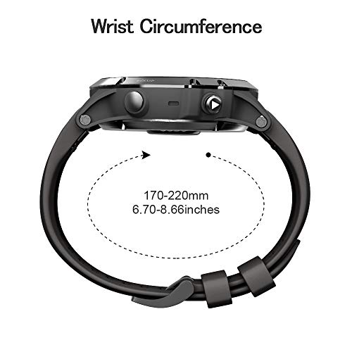 NotoCity Garmin Fenix 3 Correa, Silicona Reemplazo Correa para Garmin Fenix 5X/Fenix 5X Plus/Fenix 6X/Fenix 6X Pro/Fenix 3/Fenix 3 HR, Easy-Fit, no Adapta a Fenix 5