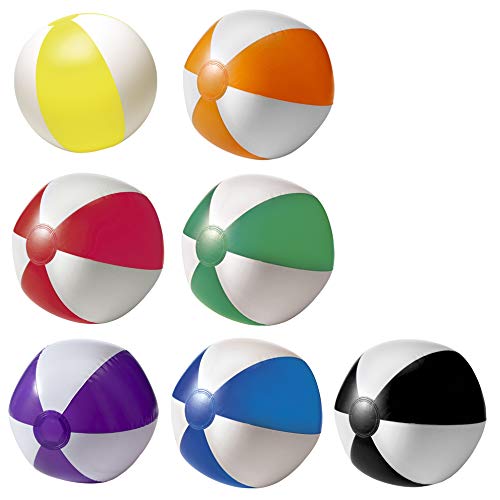 noTrash2003 Juego de 6 pelotas de agua hinchables para playa, playa, piscina, color rojo noTrash2003 Juego de 6 pelotas de agua hinchables para playa, playa, piscina, color rojo