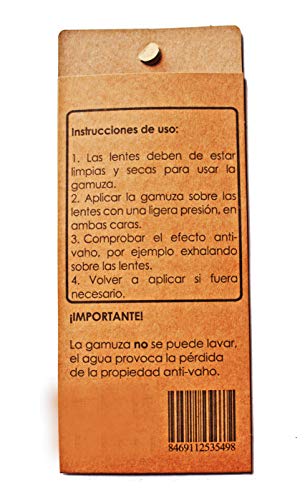 NOVAX GAMUZA MICROFIBRA ANTI-VAHO premium - 12HORAS DE EFECTO