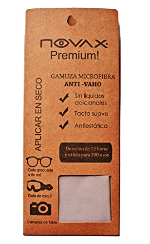 NOVAX GAMUZA MICROFIBRA ANTI-VAHO premium - 12HORAS DE EFECTO NOVAX GAMUZA MICROFIBRA ANTI-VAHO premium - 12HORAS DE EFECTO