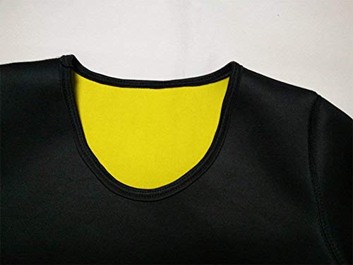 NOVECASA Sauna Camiseta Sudoración Hombre Neopreno Body Shaper Transpirar para Quema Grasa Faja Abdome Adelgaza Gimnasio Fitness (2XL, Camisetas)