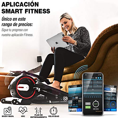 ¡Novedad de feria 2020! Mini bicicleta estática con app, Stepper DFX100 - Elíptica para ejercicio en oficina & casa, salud laboral, no necesario escritorio ajustable en altura - Máquina de piernas