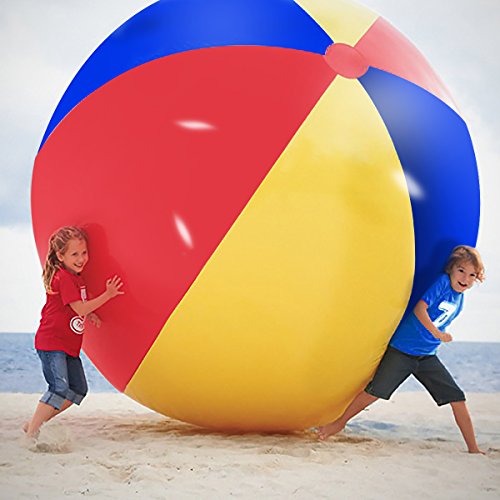 Novelty Place Gigante Pelota de Playa Inflable, Juego de Piscina para Niños y Adultos - Tamaño Jumbo 1,5 Metros (1,5 Metros) Novelty Place Gigante Pelota de Playa Inflable, Juego de Piscina para Niños y Adultos - Tamaño Jumbo 1,5 Metros (1,5 Metros)