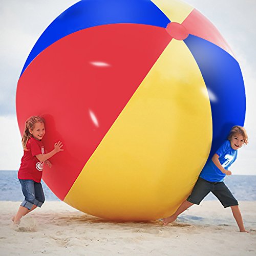 Novelty Place Gigante Pelota de Playa Inflable, Juego de Piscina para Niños y Adultos - Tamaño Jumbo 1,5 Metros (1,5 Metros)