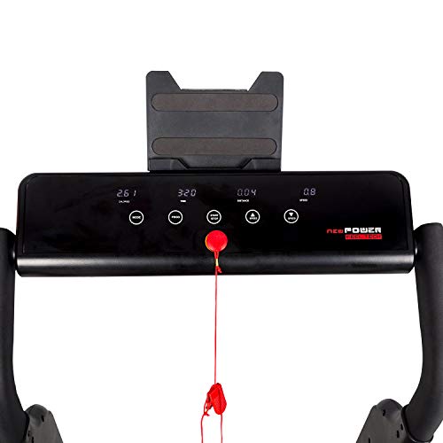 Novohogar Cinta de Correr y Andar Plegable Feel Tech Newpower. Pantalla LED y Soporte para Tablet. Cinta de Correr con Altavoces Incorporados y Conexión MP3 Novohogar Cinta de Correr y Andar Plegable Feel Tech Newpower. Pantalla LED y Soporte para Tablet. Cinta de Correr con Altavoces Incorporados y Conexión MP3