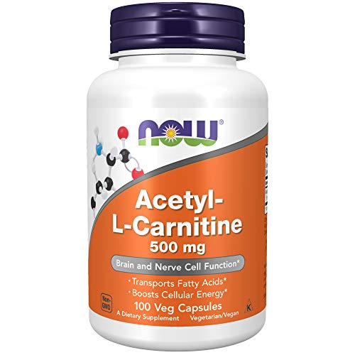 Now Foods Acetyl L-Carnitine Standard - 500mg, 100 Cápsulas