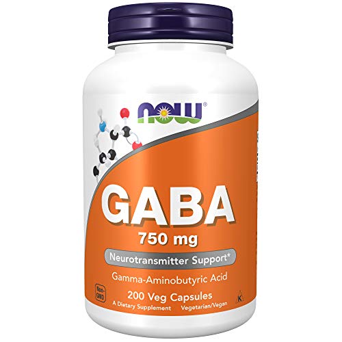 Now Foods Gaba, 750Mg - 200 Cápsulas