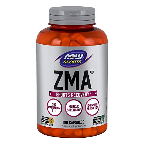 Now ZMA Suplemento de Recuperación Deportiva 180 Cápsulas 90 g