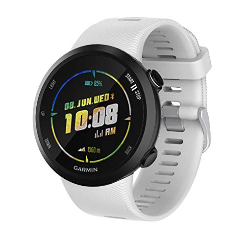 NOWON Correa de Reloj Inteligente de Pulsera de Repuesto de Silicona para Garmin- Forerunner 45 45s NOWON Correa de Reloj Inteligente de Pulsera de Repuesto de Silicona para Garmin- Forerunner 45 45s