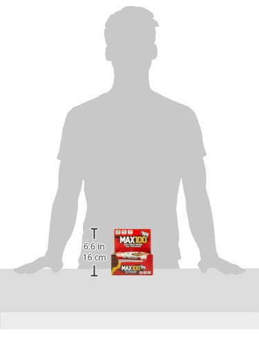 NPN MAX 100 barra de proteínas y carbohidratos | Barrita proteica para deporte, sabor premium | 9x100g Sabroso caramelo de maní