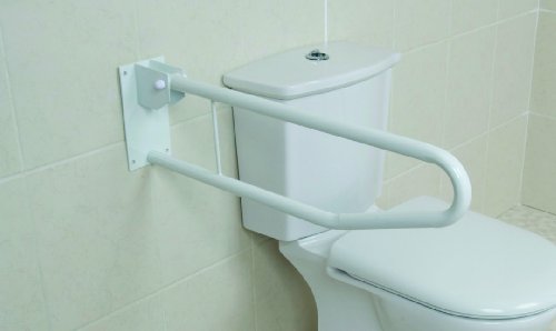 NRS Healthcare L97755 - Asidero para baño, diseño abatible