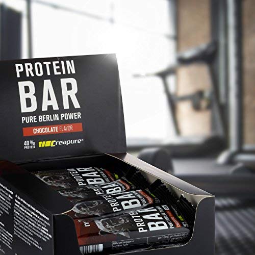 nu3 Barrita de Proteínas - 12 x 50g – Barras con proteína (20g) sabor a chocolate – Para mantener masa muscular – Mejoradas con whey protein, creatina y creapure – 3.95g de fibra y solo 160 Kcal