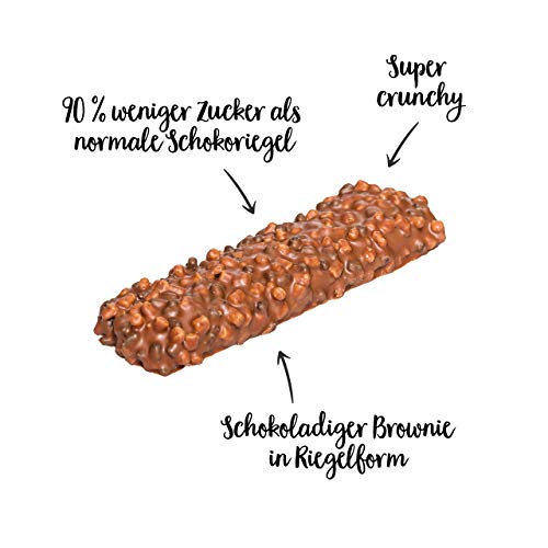 nu3 Fit Protein Bar â Barritas de proteĂna sabor brownie de chocolate â Paquete 12x 55g â Barras proteicas sin aceite de palma â Bajo contenido de azĂșcar â Aperitivo low carb entre comidas nu3 Fit Protein Bar â Barritas de proteĂna sabor brownie de chocolate â Paquete 12x 55g â Barras proteicas sin aceite de palma â Bajo contenido de azĂșcar â Aperitivo low carb entre comidas