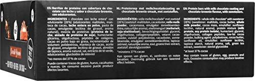 nu3 Fit Protein Bar – Barritas de proteína sabor brownie de chocolate – Paquete 12x 55g – Barras proteicas sin aceite de palma – Bajo contenido de azúcar – Aperitivo low carb entre comidas