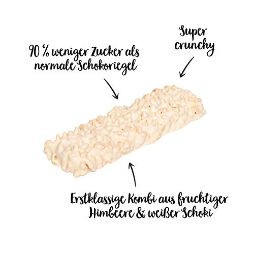 nu3 Fit Protein Bar â Barritas de proteĂna sabor chocolate blanco & frambuesas â Paquete 12x 55g â Barras proteicas sin aceite de palma â Bajo contenido de azĂșcar â Aperitivo low carb entre comidas nu3 Fit Protein Bar â Barritas de proteĂna sabor chocolate blanco & frambuesas â Paquete 12x 55g â Barras proteicas sin aceite de palma â Bajo contenido de azĂșcar â Aperitivo low carb entre comidas