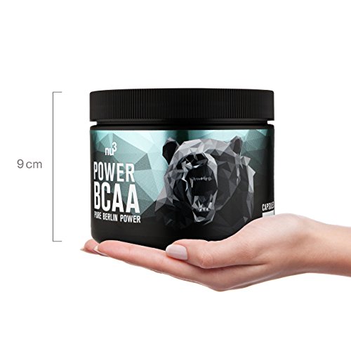 nu3 Power BCAA - 150 cápsulas - 4 g de aminoácidos en cada ración diaria - Especial para entrenamientos intensos - Correlación 2:1:1 de leucina, isoleucina y valina nu3 Power BCAA - 150 cápsulas - 4 g de aminoácidos en cada ración diaria - Especial para entrenamientos intensos - Correlación 2:1:1 de leucina, isoleucina y valina