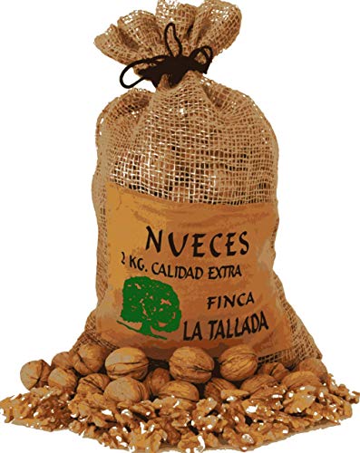 Nueces Naturales cultivadas en España. Saco yute 2 Kgs.