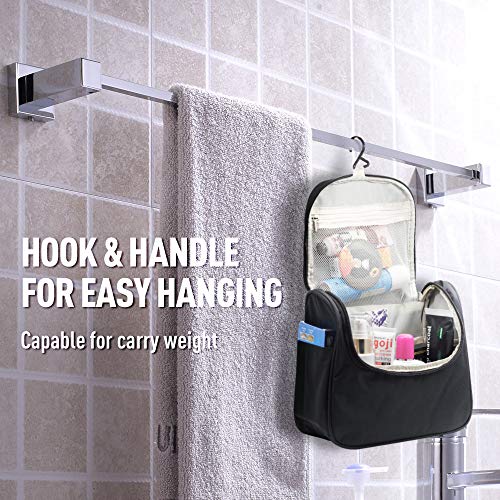 Nuobk Bolsa Viaje de Aseo Colgante,Impermeable Neceser de Viaje, Bolsas de Aseo Maquillaje Organizador de Viaje Neceser con Gancho para Hombres y Mujeres (Negro) Nuobk Bolsa Viaje de Aseo Colgante,Impermeable Neceser de Viaje, Bolsas de Aseo Maquillaje Organizador de Viaje Neceser con Gancho para Hombres y Mujeres (Negro)