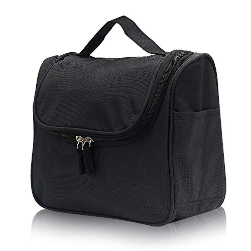 Nuobk Bolsa Viaje de Aseo Colgante,Impermeable Neceser de Viaje, Bolsas de Aseo Maquillaje Organizador de Viaje Neceser con Gancho para Hombres y Mujeres (Negro) Nuobk Bolsa Viaje de Aseo Colgante,Impermeable Neceser de Viaje, Bolsas de Aseo Maquillaje Organizador de Viaje Neceser con Gancho para Hombres y Mujeres (Negro)