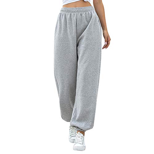 Nuofengkudu Mujer Harem Térmicos Jogging Pantalones Forro Polar con Bolsillos Elastica Cintura Alta Comodo Llanura Largos Pantalón Deportiva Jogger Pants Sweatpants Casual Ropa de Casa(Lana-Gris,M) Nuofengkudu Mujer Harem Térmicos Jogging Pantalones Forro Polar con Bolsillos Elastica Cintura Alta Comodo Llanura Largos Pantalón Deportiva Jogger Pants Sweatpants Casual Ropa de Casa(Lana-Gris,M)