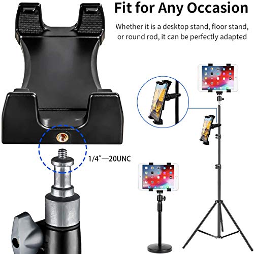 NUOMIC - Soporte para tablet para coche, reposacabezas, soporte para micrófono, bicicleta estática, treadmill, soporte giratorio de 360° para iPad Series y tablets de 4,7 a 12,9 pulgadas NUOMIC - Soporte para tablet para coche, reposacabezas, soporte para micrófono, bicicleta estática, treadmill, soporte giratorio de 360° para iPad Series y tablets de 4,7 a 12,9 pulgadas