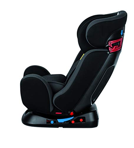 Nurse Driver 2 Silla de Coche Grupo 0 1 2 3, desde Recién Nacido hasta los 36 kg., Instalación con el Cinturón del Automóvil, Máxima Reclinación, Incluye Reductor, Color Negro