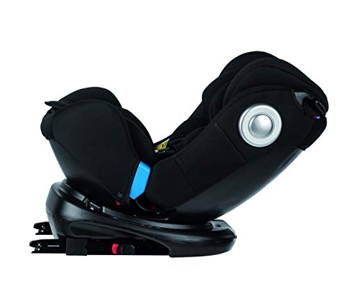 Nurse Step 360º Silla de Coche Grupo 0 1 2 3, Base Isofix Giratoria, desde el Nacimiento hasta 36 kg., Incluye Reductor, Máximo Reclinado