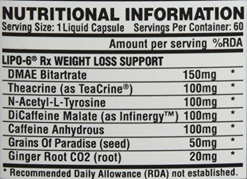 Nutrex Lipo-6 RX - 60 liquid caps Nutrex Lipo-6 RX - 60 liquid caps