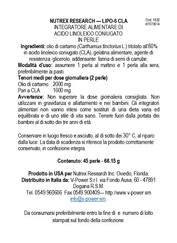 Nutrex Research Lipo-6 CLA Standard - 45 Cápsulas (FID47435) Nutrex Research Lipo-6 CLA Standard - 45 Cápsulas (FID47435)