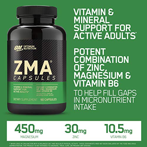 Nutrición óptima de ZMA Nutrición óptima de ZMA
