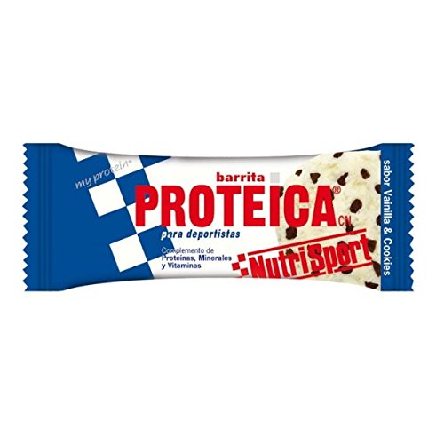 Nutrisport Barrita Proteica 24 x 46g Vainilla y Cookies Nutrisport Barrita Proteica 24 x 46g Vainilla y Cookies