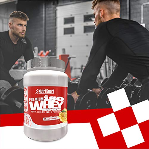 Nutrisport - Iso Whey 0.0 Premium, Proteínas 90% en Polvo, Isoladas, Sin Lactosa, Sin Azúcar, 1Kg, Sabor Naranja Nutrisport - Iso Whey 0.0 Premium, Proteínas 90% en Polvo, Isoladas, Sin Lactosa, Sin Azúcar, 1Kg, Sabor Naranja