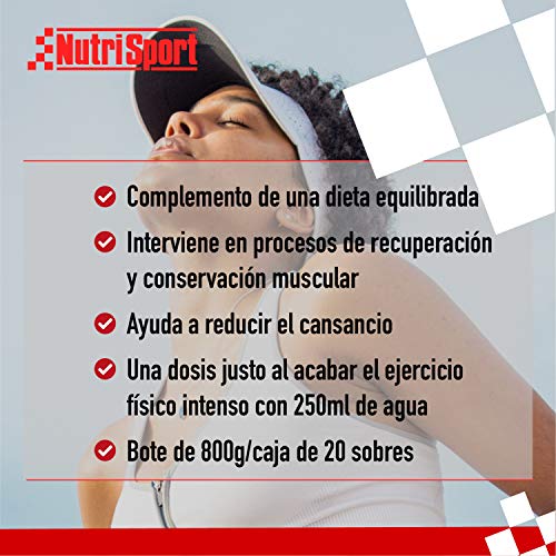 NutriSport Nutrisport - Stressnutril Recovery, Batido Para Recuperación Muscular, Sabor Fresa, 800 Gr 1000 g