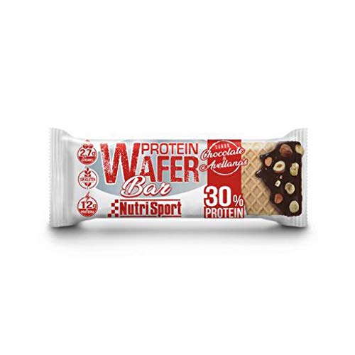 Nutrisport Protein Wafer Barritas Chocolate Con Avellana 15Ud 1 unidad 200 g