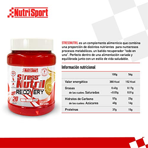 NutriSport StressNutril Recovery - Bebida Recuperadora, 800 g